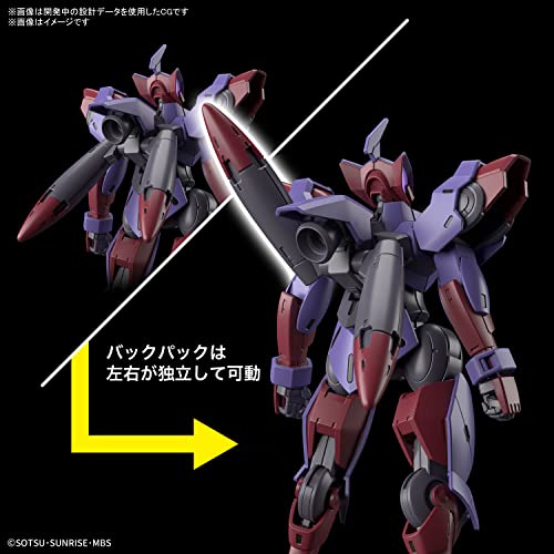BANDAI SPIRITS(バンダイ スピリッツ) HG Mobile Suit Gundam, Mercury Witch Begil Pende, 1/144 Scale, Color-Coded Plastic Model