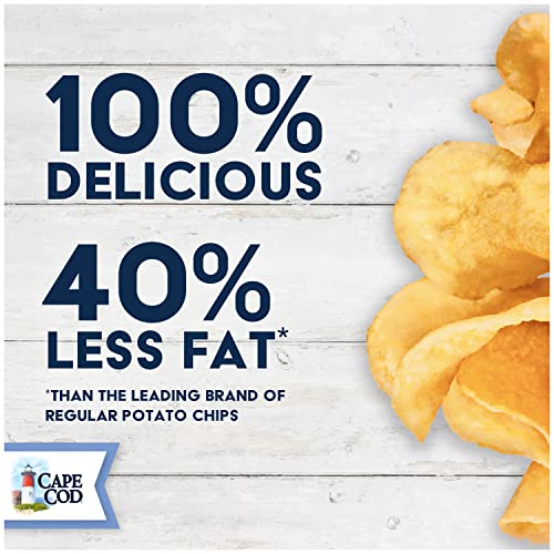 Cape Cod Potato Chips Original Less Fat, 1 Oz, 10 Ct