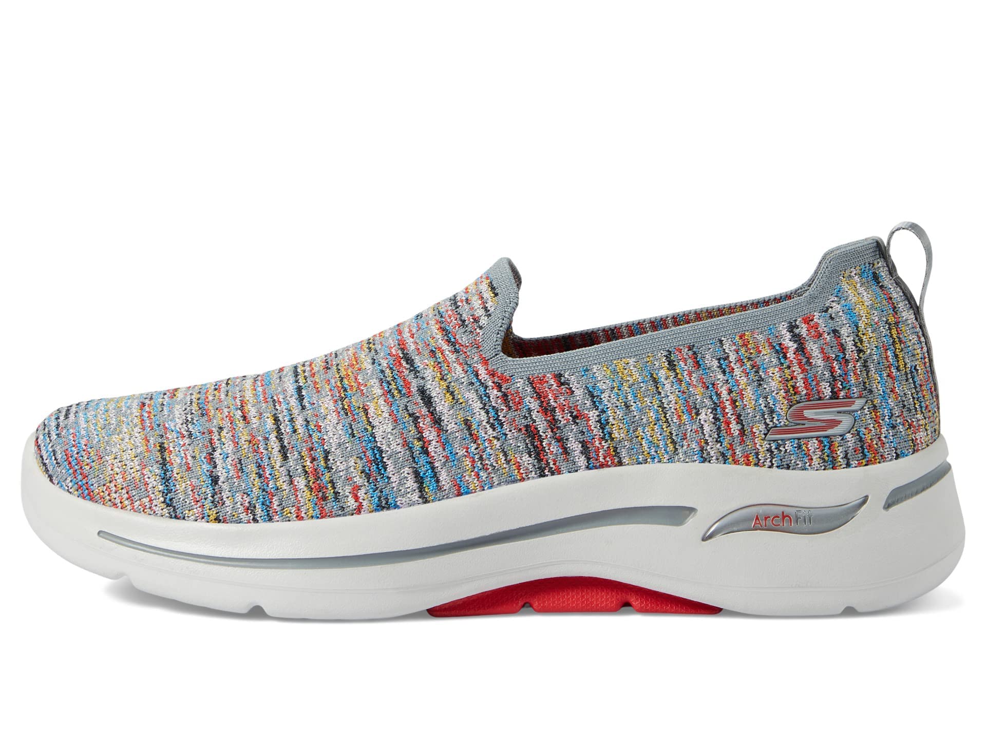 Skechers Go Walk Arch Fit Multicolored Knit Gray/Multi 7 B (M)