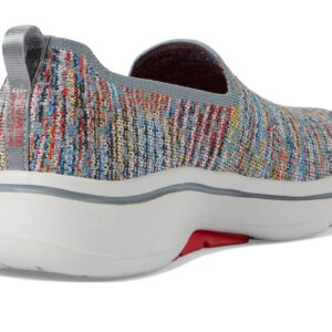 Skechers Go Walk Arch Fit Multicolored Knit Gray/Multi 7 B (M)