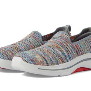 Skechers Go Walk Arch Fit Multicolored Knit Gray/Multi 7 B (M)