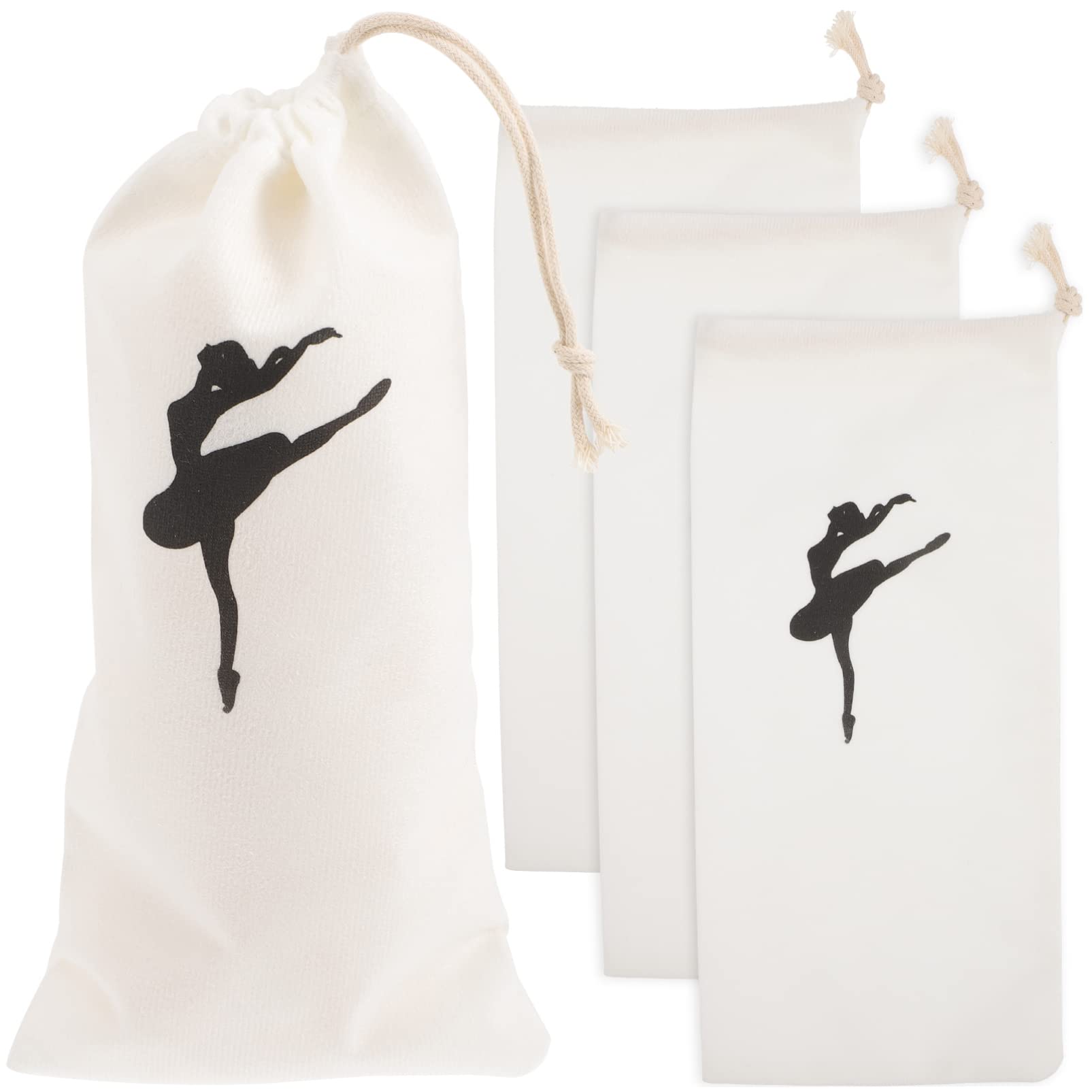 INOOMP Girls Backpack Dance Bag Dance Bag Dance Bag 4Pcs Dance Shoe Bags Pointe Shoes Canvas Ballet Drawstring Bag Dance Ballet Shoes Bags Shoe Bag Canvas Backpack Canvas Backpack Toddler Backpack