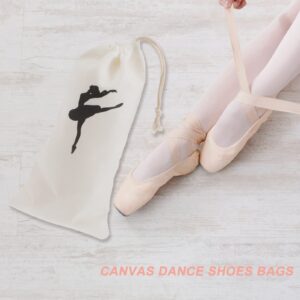 INOOMP Girls Backpack Dance Bag Dance Bag Dance Bag 4Pcs Dance Shoe Bags Pointe Shoes Canvas Ballet Drawstring Bag Dance Ballet Shoes Bags Shoe Bag Canvas Backpack Canvas Backpack Toddler Backpack