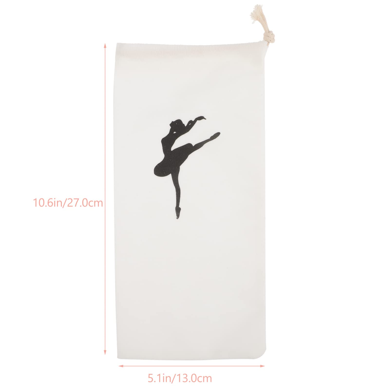 INOOMP Girls Backpack Dance Bag Dance Bag Dance Bag 4Pcs Dance Shoe Bags Pointe Shoes Canvas Ballet Drawstring Bag Dance Ballet Shoes Bags Shoe Bag Canvas Backpack Canvas Backpack Toddler Backpack