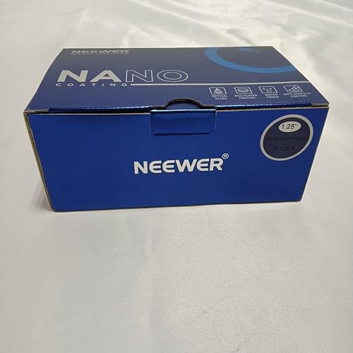 NEEWER 1.25” Telescope Eyepiece Filter Set (10 Pack), 5 Planetary Color Filters, 2 Variable Polarizing Filters, UHC Filter, Lunar & Starglow Filter, 13% Lunar Filter for Starry Sky Moon Observation