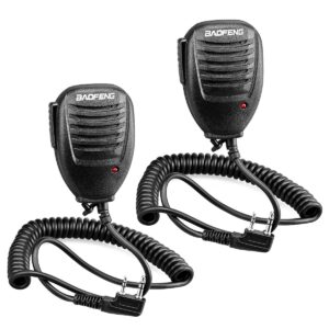 remtise walkie talkie handheld speaker mic, shoulder microphone for baofeng uv-5r 5ra 5rb 5rc 5rd 5re 5replus 3r+ two way radio accessories