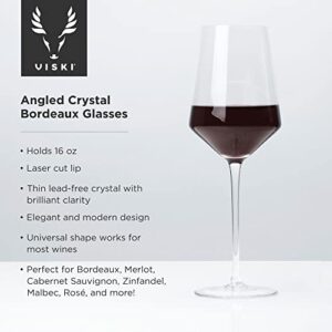 Viski Corkscrew Gift Box Wine Glass Sets, Set of 3, Clear (10990)