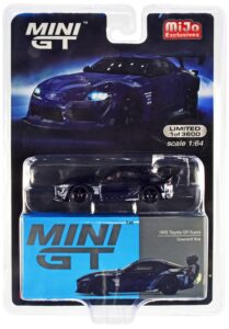 hks gr supra (a90) downshift blue metallic limited edition to 3600 pieces worldwide 1/64 diecast model car by true scale miniatures mgt00368