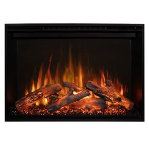modern flames 42-in redstone built-in electric fireplace