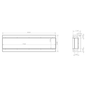 Modern Flames 42-in Redstone Built-In Electric Fireplace