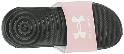 Under Armour Girls' Ansa Fixed Strap, (004) Black/Prime Pink/White, 4, US