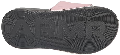 Under Armour Girls' Ansa Fixed Strap, (004) Black/Prime Pink/White, 4, US