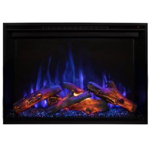 modern flames 30-in redstone built-in electric fireplace