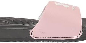 Under Armour Girls' Ansa Fixed Strap, (004) Black/Prime Pink/White, 5, US