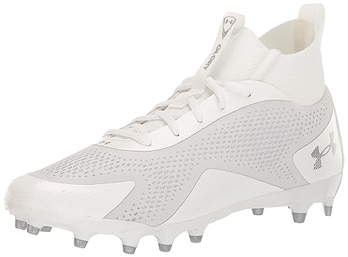 Under Armour Women's Glory 2 MC, (100) White/White/Metallic Silver, 8, US