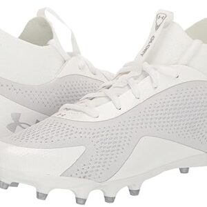 Under Armour Women's Glory 2 MC, (100) White/White/Metallic Silver, 8, US