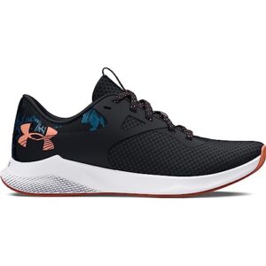 Under Armour Women's Charged Aurora 2 +, (004) Black/Black/Bubble Peach, 9.5, US