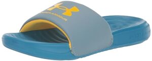 under armour boys' ansa fixed strap, (304) cosmic blue/blue granite/tahoe gold, 5, us