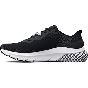 under armour women's hovr turbulence 2, (001) black/jet gray/white, 7, us