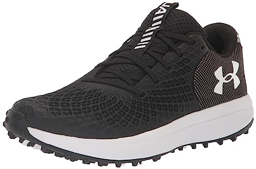 Under Armour Women's Glyde 2.0 Turf, (001) Black/Black/Metallic Silver, 9, US