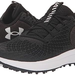 Under Armour Women's Glyde 2.0 Turf, (001) Black/Black/Metallic Silver, 9, US