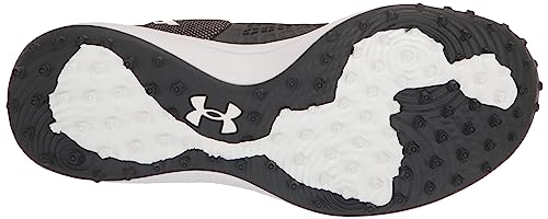 Under Armour Women's Glyde 2.0 Turf, (001) Black/Black/Metallic Silver, 9, US