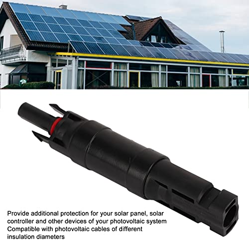 Eujgoov 2Pcs Inline Holder 1000VDC 20A Waterproof Solar Pannel Connector Cable Connectors Solar System Accessories