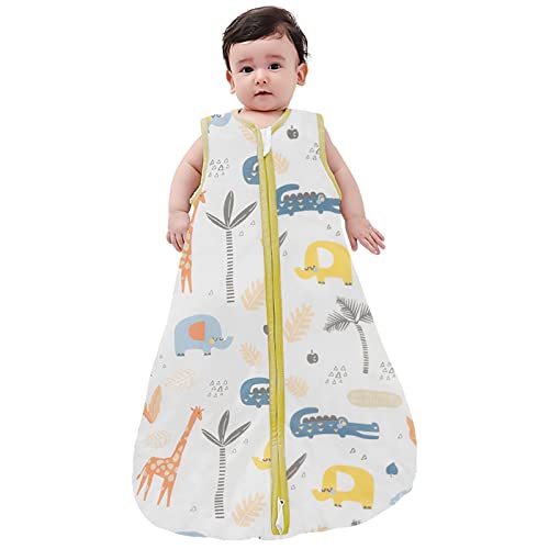 SERAPHY Baby Sleep Sack 6-12 Months 100% Cotton 1.5TOG Wearable Blanket Baby Sleeping Bag Comfortable Toddler Sleeping Sack for Baby Boys & Girls