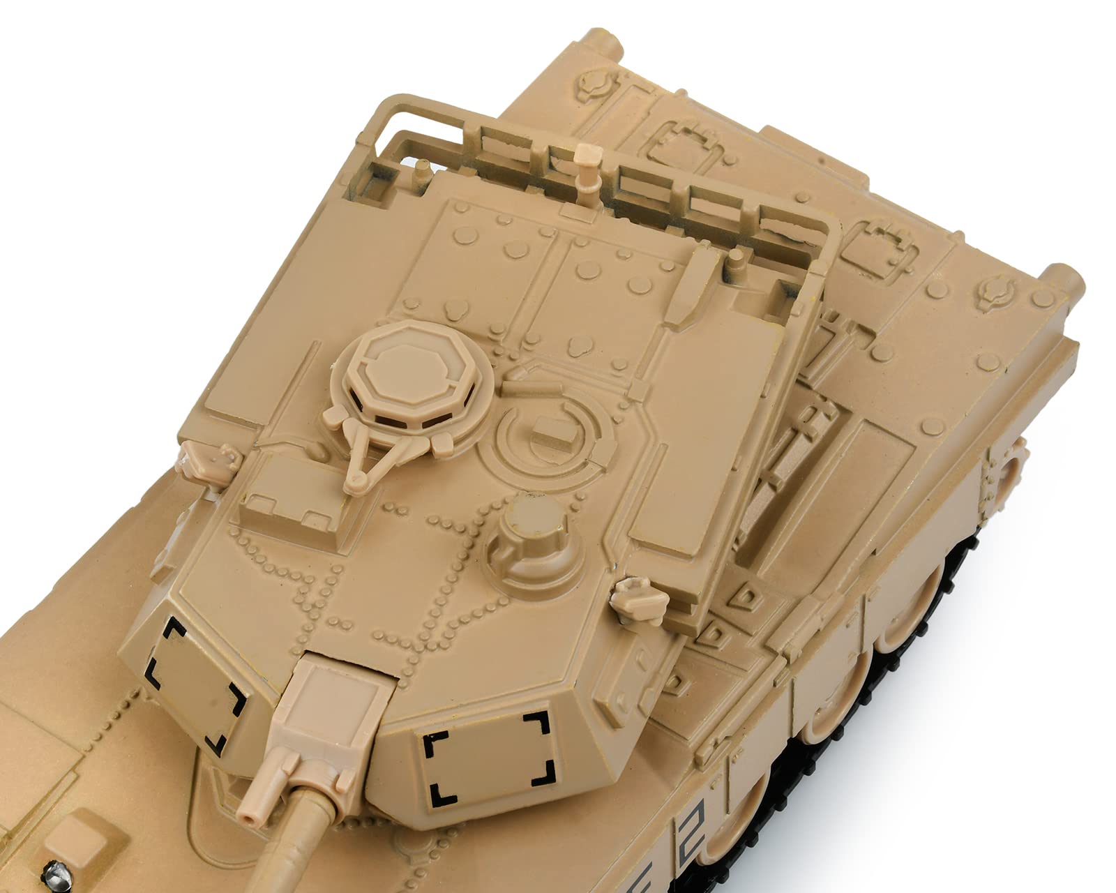 DS. DISTINCTIVE STYLE 1/48 Scale Metal Tank Model M1A2 Abrams Main Battle Tank Toy Plastic Model with Sound and Light