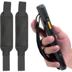 Twin Pack: Hand Strap for Zebra TC21 TC26 TC53 TC58 TC73 TC78 Mobile Computer Scanner - Adjustable on Both Ends - Finger Palm Harness Grip (2 Units)