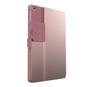 Speck Products iPad 10.2" Stylefolio with Microban (Metal Gold Rose/Lipstick Pink)