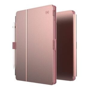 Speck Products iPad 10.2" Stylefolio with Microban (Metal Gold Rose/Lipstick Pink)