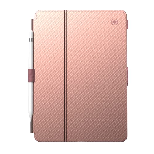 Speck Products iPad 10.2" Stylefolio with Microban (Metal Gold Rose/Lipstick Pink)