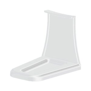 san jamar classic soap dispenser drip tray, plastic, wall mounted, white (pack of 6)