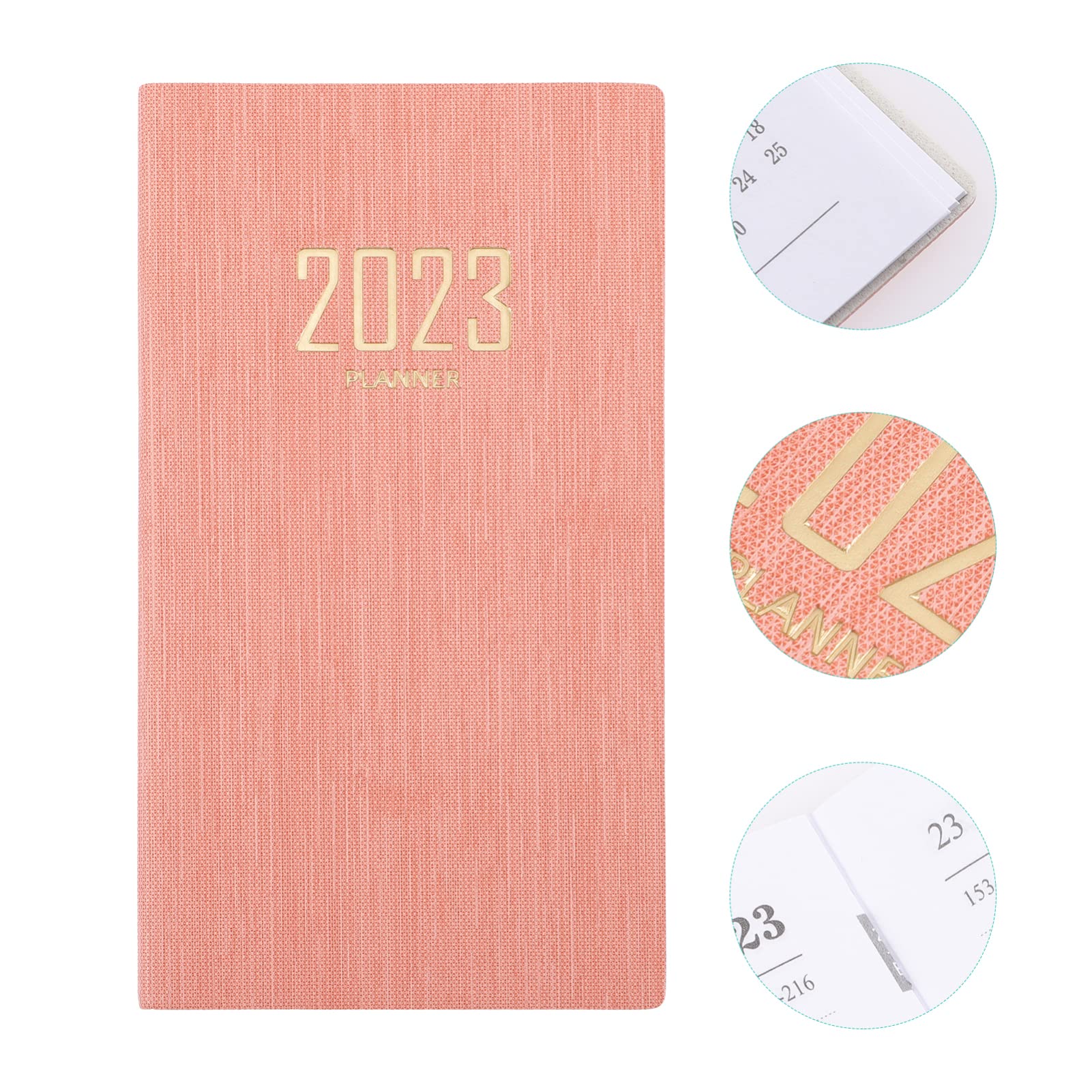 Kisangel Writing Plans Notepad Notebooks 2023 Agenda Book Paper Student Simple Periodicals Note Pads Office Notepad