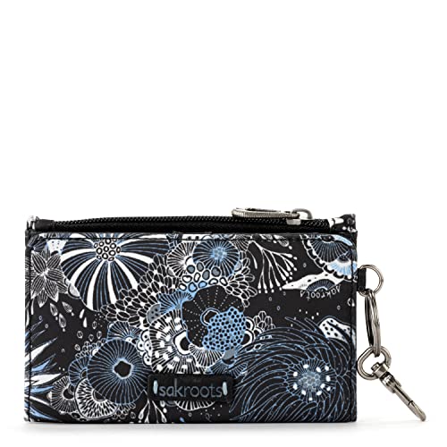 Sakroots Eco-Twill Encino Essential Wallet, Midnight Seascape