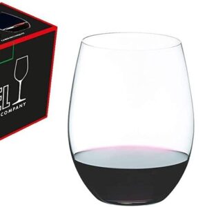 Riedel Personalized O Cabernet/Merlot Wine Tumblers, Set of 2 Custom Engraved Crystal Stemless Wine Glasses for Cabernet, Merlot, Bordeaux, St. Emilion and More