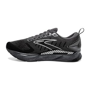 Brooks Men’s Levitate GTS 6 Supportive Running Shoe - Blackened Pearl/Ebony/White - 9 Medium