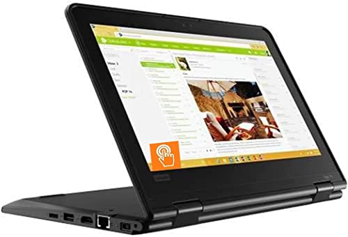 Lenovo ThinkPad Yoga 11E 11.6" HD 2-in-1 Touchscreen Laptop, Intel Celeron N4120, 4GB RAM 512GB SSD, Intel UHD Graphics 600, Webcam, HDMI, WiFi, Bluetooth, Windows 10 Pro, Black