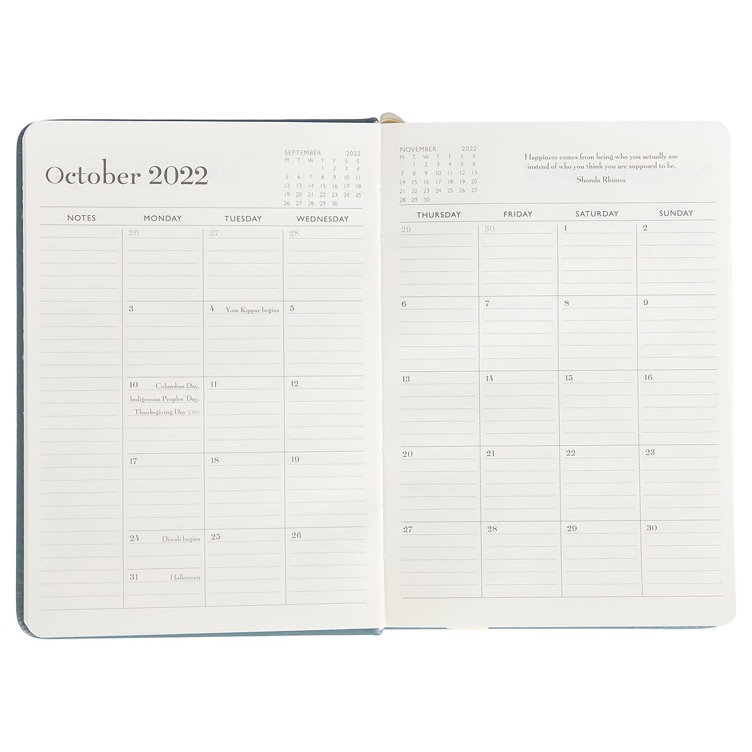 myAgenda Mini Day Planner 2023 Agenda (Runs through December 2023). 18 Months. Weekly View, Monthly View and Yearly. Back to School. Student Agenda (Chestnut)