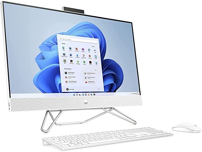 HP 24-cb1217c All-in-One Computer - AMD Ryzen 3 5425U Quad-core - 2.70 GHz - 8 GB RAM - 1 TB HDD - 256 GB SSD - 23.8" Full HD 1920 x 1080 Touchscreen Display (Renewed)