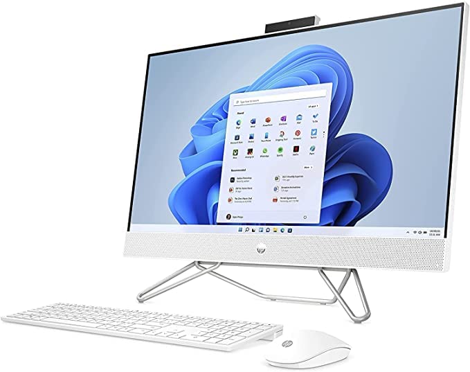 HP 24-cb1217c All-in-One Computer - AMD Ryzen 3 5425U Quad-core - 2.70 GHz - 8 GB RAM - 1 TB HDD - 256 GB SSD - 23.8" Full HD 1920 x 1080 Touchscreen Display (Renewed)