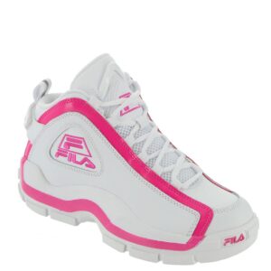 Fila Grant Hill 2 Athletic Basketball Shoe Womens Basketball 8 BM US WhitePink