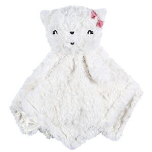 gerber baby plush lovey security blanket, solid cat, one size