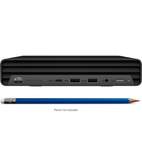 HP Prodesk 600 G6 Mini PC (Intel 8-Core i7-10700T, 64GB DDR4 RAM, 2TB PCle SSD) Tiny Business Desktop, Type-C, IST Keyboard, Mouse, DisplayPort, WiFi 6, Ethernet, 3-Yr WRT, Win11 Pro, Black