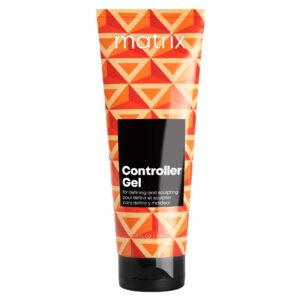 matrix styling controller gel | defining & sculpting gel | flake-free control with no crunch | adds shine | strong hold | for all hair types | vegan | 6.8 fl. oz