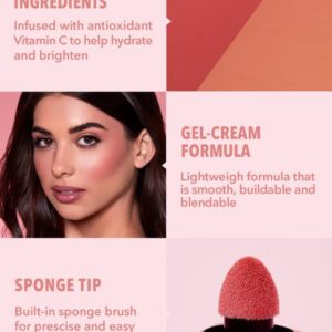 SHEGLAM Color Bloom Liquid Blush Makeup for Cheeks Matte Finish - Love Cake