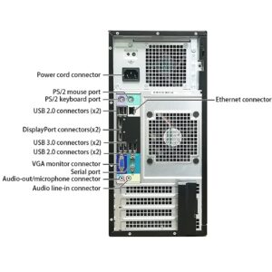 Dell Gaming PC Tower Desktop Computer - GeForce GTX 1650 4GB GDDR5, Core i7 16GB RAM, 256GB SSD Hard Drive, HDMI, Keyboard & Mouse, USB WiFi, Windows 10 Pro 64-bit(Renewed)