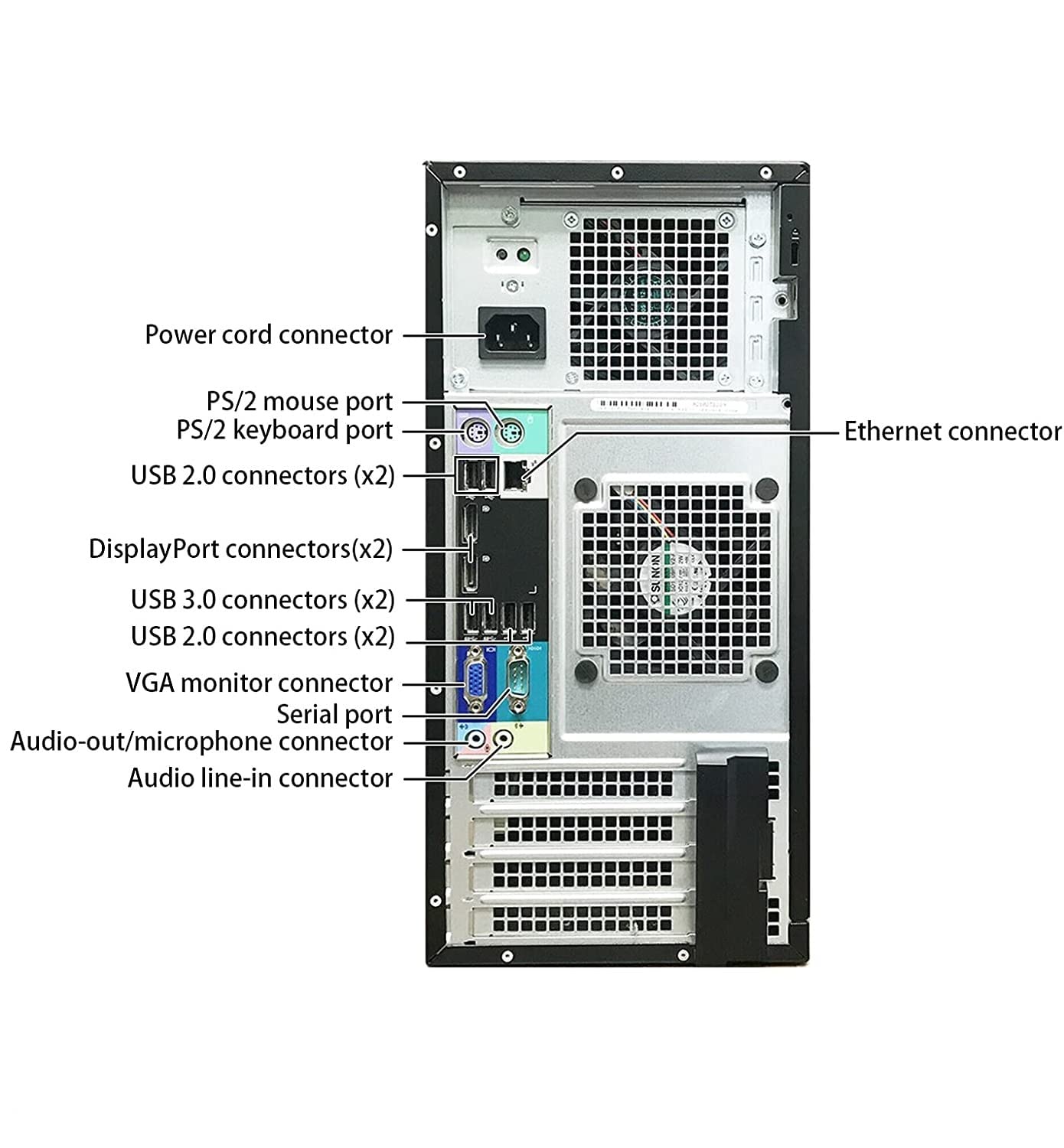 Dell Gaming PC Tower Desktop Computer - GeForce GTX 1650 4GB GDDR5, Core i7 16GB RAM, 256GB SSD Hard Drive, HDMI, Keyboard & Mouse, USB WiFi, Windows 10 Pro 64-bit(Renewed)