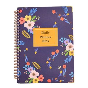 Daily Planner 2023,Daily Weekly Monthly Planner Yearly Agenda,Daily To Do List Notebook- Goal Agenda Foil Notebook Organizer for 2023,Students,College,Work,ADHD,Fitness,Productivity